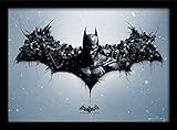 iPosters Batman Arkham Origins (Logo) -Stampa con Cornice, 30 x 40 cm, Legno ingegnerizzato, Multicolore, 16 x 12 Inches