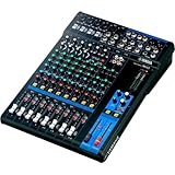 Yamaha MG12 Mixer Audio - Console di Mixaggio Compatta con 12 Canali d Ingresso e Preamplificatori Microfonici D-PRE