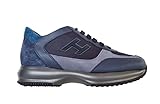 Hogan Scarpe Uomo Sneaker Interactive in Pelle H 3D HXM00N0Q101QBW8P32 Blu (Numeric_39)