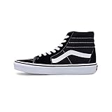 Vans Filmore Hi Platform, Sneaker Donna, Canvas Black White, 38 EU