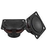 Altoparlanti portatili multimediali per subwoofer da 48 mm, 48 mm, 4 Ohm, 10 W, amplificatori acustici, altoparlanti laterali interni in gomma, 2 pezzi