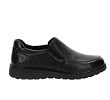 Valleverde 36834 Mocassini Scarpe Uomo Comfort Vera Pelle Nero, 43