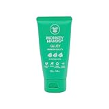 Monkeyhands Gluey Grip | Super Forte Aderenza | Gel Attrezzature Fitness E Pole Dance | Ideale Per Calisthenics, Anelli, Parkour, Ginnastica | Vegano, Senza Parabeni | Con Resina | Verde 50Ml