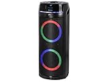 Trevi XFest XF 900 CD Altoparlante Amplificato 90W, Cassa Wireless Portatile con Microfono Wireless Incluso per Karaoke, Lettore CD-MP3, Riproduttore MP3 con USB, AUX IN, 2 Ingressi Microfonici