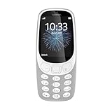 Nokia 3310 Telefono cellulare 2.4" ((6,1 cm) 2 MP, Bluetooth, 1200 mAh, Dual SIM)), Grigio [Germania]
