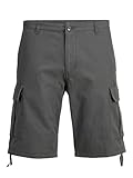 JACK & JONES Jpstcole Barkley Jjcargo Shorts SN Pantaloncini Cargo, Asfalto, M Uomo