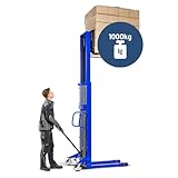 Pallit Carrello elevatore LIFT-XXL | altezza disollevamento 3000 mm | portata 1000 kg | ruote in PU | sollevatore