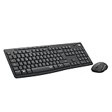 Logitech MK295 Silent Wireless Combo, Clavier Italien QWERTY