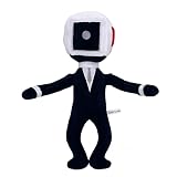 Skibidi Toilette Peluche,28cm Peluche Titan Speakerman,Titan Tv Man Plush Toys Doll Il miglior regalo ragazzi e ragazze per il Ringraziamento di Halloween e gli amanti del gioco(cameraman plush)