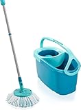 Leifheit Mop Pavimenti Blu, Lavapavimenti Professionale Flessibile A 360°, 46.6 x 26.5 x 26 Cm