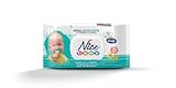 Nice Salviette Detergenti per Bambini e Neonati, Camomilla e Glicerina, 72 Salviette