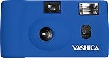 Yashica MF-1 Snapshot Art - Set di fotocamere con pellicola da 35 mm, blu