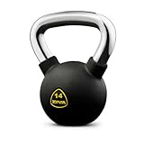 ZIVA Prestazioni, Kettlebell Unisex-Adulto, Nero, 14 kg