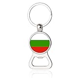 Dajidafu Apribottiglie portachiavi appeso decorativo nazionale portachiavi zaino borsa a tema portachiavi ciondolo calcio, Bulgaria