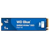 WD Blue SN580, 1 TB, M.2 2280 fino a 4150 MB/s, Include Acronis True Image per Western Digital, clonazione e migrazione del disco, backup completo e ripristino rapido, protezione da ransomware