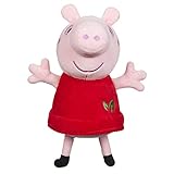 Peppa Pig Red Dress Peppa Soft Toy, 100% Recycled, Gift, Sustainable Toy, Supersoft Plush