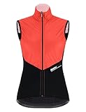 Santini Redux-Gilet Antivento Stamina, GN, XL Donna