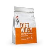 PhD Nutrition Diet Whey Protein Polvere 1kg Cioccolato Arachidi - Proteine ad alto contenuto con 16g per porzione, 3.3g di BCAA, e basso contenuto calorico per la combustione dei grassi.