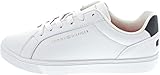 Tommy Hilfiger Essential Cupsole Sneaker FW0FW07687, Suola Donna, Bianco (White), 38 EU