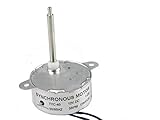 CHANCS Lunghezza dell albero 46mm 5RPM Motoriduttore sincrono TYC-40 DC 12V per Fibra Ottica Christnas Ornament Motore Elettrico