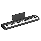 Yamaha Digital Piano P-45B Pianoforte Digitale dal Suono Acustico Autentico, Design Compatto, Leggero ed Elegante, Facile da Usare e Trasportare, Nero