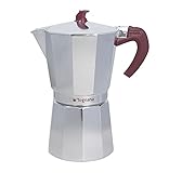 Tognana Extra Style, Caffettiera Moka, 12 Tazze, Alluminio, Grigio