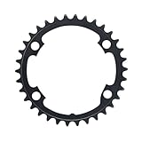 Shimano 4524667744603, "FC-R8000 Road ULTEGRA 2x11S Chainring 34 Teeth Black Unisex Adulto, Grigio, 50/34