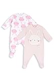 Chicco Set Tutine In Cotone Con Piedino Unisex - Bimbi 0-24, Rosa, Prematuro