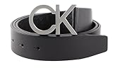 Calvin Klein Uomo CK BUCKLE BELT 35MM, Ck Black, 95