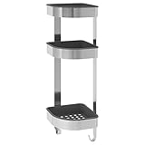 Ikea Mensola angolare BROGRUND 19x58 cm, acciaio inox