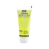 PEBEO Studio Acrylics Fine, 832-372, Vernice acrilica, Giallo fluorescente, 100 ml (Confezione da 1)