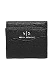 Armani Exchange Wave - Portafoglio bi-fold Da donna, Black,