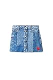 Desigual Fald_Krill 5063 Azul Electric Gonna, Blu, 4 Anni Bambine e Ragazze