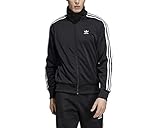 Adidas Firebird TT, Felpa Uomo, Black, L