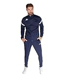 Kappa Dalcito Tuta da ginnastica, Blu / Bianco, L Unisex - Adulto