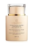 Collistar Fondotinta + Primer Uniformante SPF 15 n. 2 Cameo | Fondotinta 2 in 1 | Texture cremosa ad azione uniformante | Alta coprenza | Per tutti i tipi di pelle | 35 ml