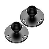 iHYTOON Supporto 1 pollice accessori testa a sfera auto/moto/staffa di navigazione connettore base testa a sfera (R5) *2