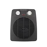 Rowenta SO2210 Compact Power Termoventilatore Potente e Compatto, Riscalda e Raffredda Gli Ambienti, Ottimo per Qualsiasi Stagione, 2000 W, 220 V, Nero