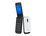 Alcatel - 2057 Telefono Cellulare Dual Sim, Tasti grandi e comodi, Bluetooth, Fotocamera VGA, Pure White [Italia]