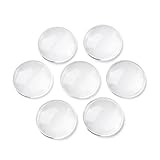 Cheriswelry 200Pcs 18mm Cabochon in vetro semicircolare trasparente piatto posteriore cupola piastrella per cammeo foto ciondolo fai da te decorazione artigianato gioielli fabbricazione