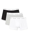 Calvin Klein Jeans Trunk 3pk 0000u2662g, Boxer Uomo, Multicolore (Black/White/Grey Heather), S