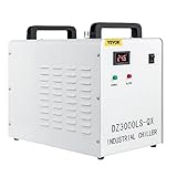 VEVOR Refrigeratore di Acqua Industriale del Refrigeratore di Acqua DZ3000LS-QX 9L Acqua Raffreddamento Refrigeratore Industriale Modello per CNC Laser Engraver