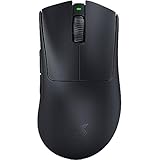 Razer DeathAdder V3 Pro - Mouse leggero per E-Sport Ergonomico Wireless (Design Leggero da 63 grammi, Sensore Ottico Focus Pro 30K, Interruttori del Mouse Gen-3, Wireless HyperSpeed) Nero