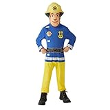 Rubie s I 620779-M - Costume per Bambini Sam Il Pompiere Deluxe B.No, M