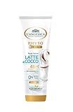 L Angelica, Body Lotion Latte di Cocco, 6 x 250 ml, Crema Corpo Nutriente, con Phyto-Estratto di Cocco, Rende La Pelle Morbida e Luminosa, Crema Corpo Pelle Secca, Senza Parabeni Né Siliconi