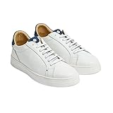 L.B.M. 1911 Sneakers Scarpe Sportive Uomo Retro Tennis Bianco Blu 6831 39002/3 (Bianco, 43)