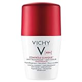 Vichy Dermo-Tolerance Deodorante Roll-on, Per Pelli Sensibili, Unisex, Antitraspirante, Antibatterico, Anti-odore, Durata Fino a 96h, Ipoallergenico, Senza Alcool, 50 ml