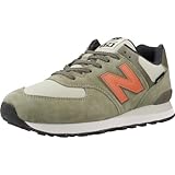 New Balance 574, Sneaker Lifestye da Uomo (Dark Olive, Sistema Taglie Calzature EU, Adulto, Numero, Media, 43)