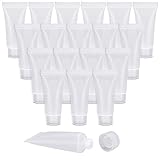 TANCUDER 30 Pcs Contenitori Vuoti per Cosmetici Multifunzioni 10 ml Tubi Vuoti Trasparenti da Viaggio Vuota Bottiglia Morbida Cosmetica Portabile per Shampo Crema Profumo (6.5 * 2.9 * 1.7cm)