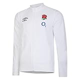 Umbro England Anthem Giacca (O2), Maschio, Bianco Brillante, M